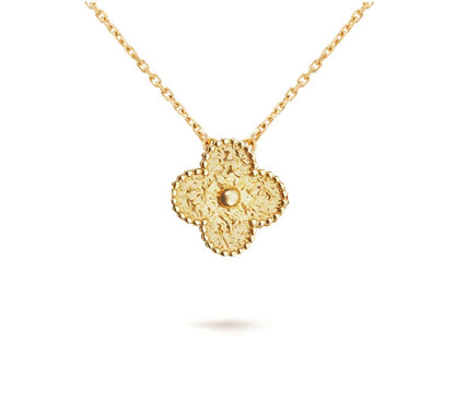 [Luna Brilliance]CLOVER 15MM SINGLE FLOWER NECKLACE COLLECTION