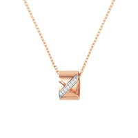 [Luna Brilliance]LIENS EVIDENCE DIAMOND NECKLACE