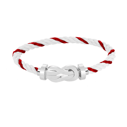 [Luna Brilliance]CHANCE LARGE 8 FIGURE BUCKLE NO DIAMOND BRACELET SILVER