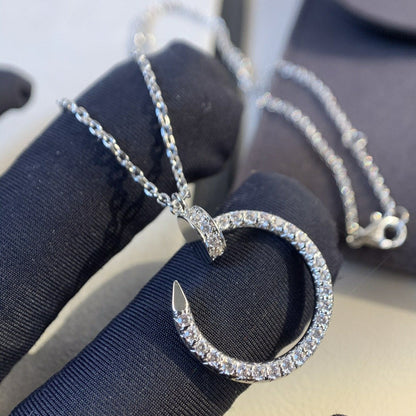 [Luna Brilliance]JUSTE NECKLACE SILVER DIAMONDS