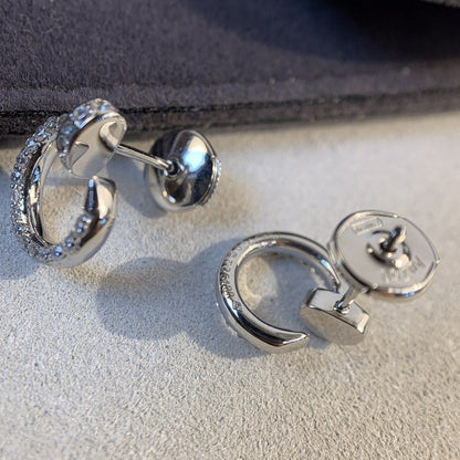 [Luna Brilliance]JUSTE EARRINGS SILVER DIAMONDS