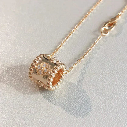 [Luna Brilliance]PERLEE PEDANT NECKLACE GOLD / ROSE GOLD
