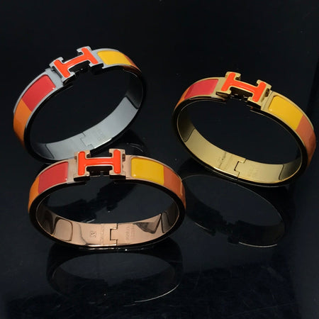 [Luna Brilliance]H BRACELET ORANGE RAINBOW CERAMIC