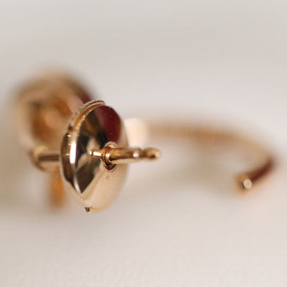 [Luna Brilliance]JUSTE EARRINGS PINK GOLD