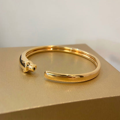 [Luna Brilliance]PANTHERE GOLD OPEN BRACELET