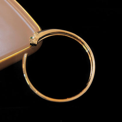 [Luna Brilliance]PANTHERE GOLD OPEN BRACELET