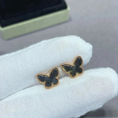 [Luna Brilliance]BUTTERFLY DARK MOP  EARRINGS