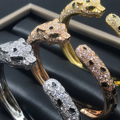 [Luna Brilliance]PANTHERE BIG BRACELET DIAMONDS