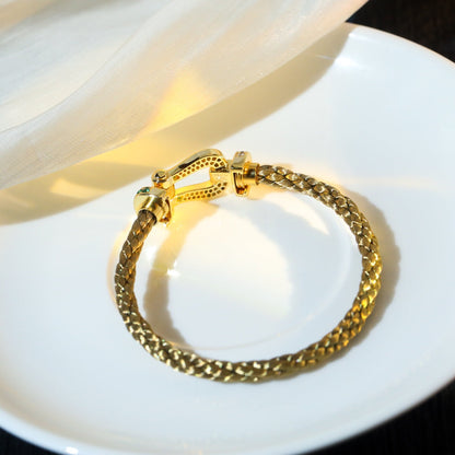 [Luna Brilliance]FORCE 10 GOLD GREEN DIAMOND PAVED