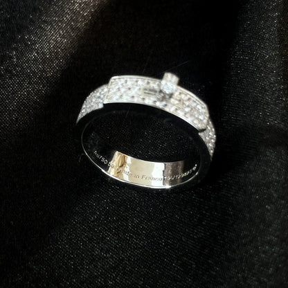 [Luna Brilliance]KELLY SILVER DIAMOND RING