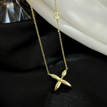 [Luna Brilliance]LOUISETTE GOLD NECKLACE