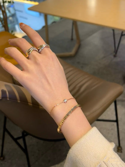 [Luna Brilliance]DAMOUR DIAMOND LINK BRACELET