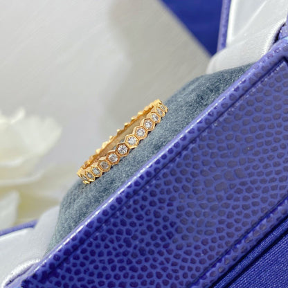 [Luna Brilliance]BEE LOVE DIAMOND PAVED SMALL RING