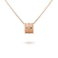 [Luna Brilliance]PERLEE PEDANT NECKLACE GOLD / ROSE GOLD