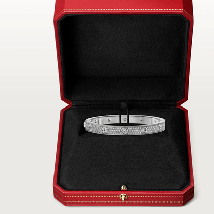 [Luna Brilliance]LOVE BRACELET 6.1MM DIAMOND-PAVED 10 BIG DIAMONDS