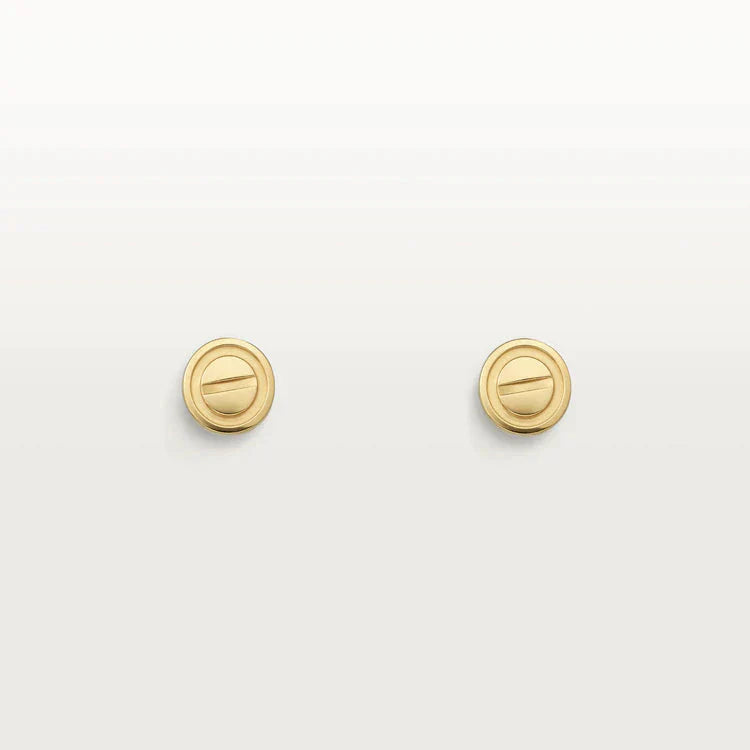 [Luna Brilliance]LOVE EARRINGS GOLD 10MM