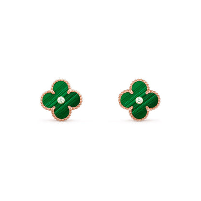 [Luna Brilliance]CLOVER  15MM DIAMOND EARRINGS COLLECTION