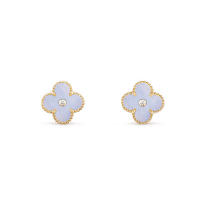 [Luna Brilliance]CLOVER  15MM DIAMOND EARRINGS COLLECTION