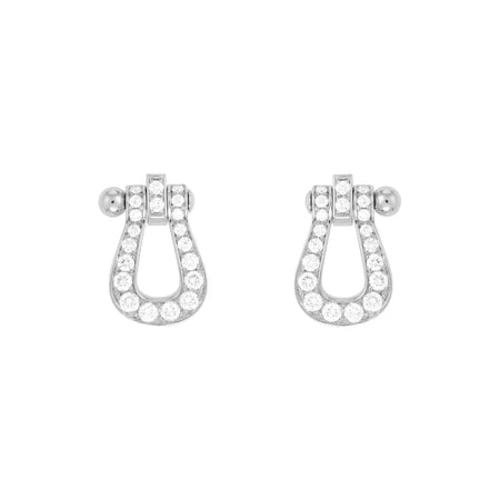 [Luna Brilliance]FORCE 10 FULL DIAMOND STUD EARRINGS MINI MODEL