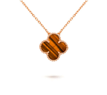 [Luna Brilliance]CLOVER 15MM SINGLE FLOWER NECKLACE COLLECTION