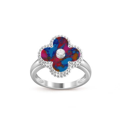 [Luna Brilliance]CLOVER SILVER DIOMND RING COLLECTION