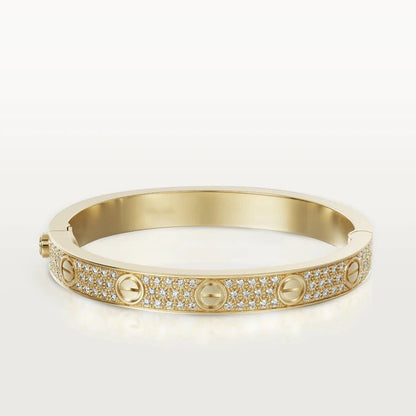 [Luna Brilliance]LOVE BRACELET 6.1MM DIAMOND-PAVED