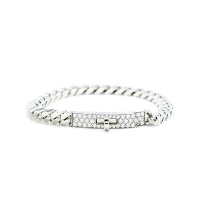 [Luna Brilliance]KELLY CHAIN SILVER DIAMOND BRACELET