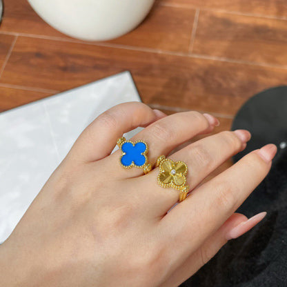 [Luna Brilliance]CLOVER RIVERSIBLE RING GOLD COLLECTION