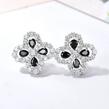 [Luna Brilliance]LOOP EARRINGS FULL MOTIF DIAMOND 16MM
