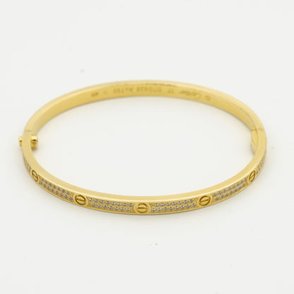 [Luna Brilliance]LOVE BRACELET 3.65MM DIAMOND-PAVED
