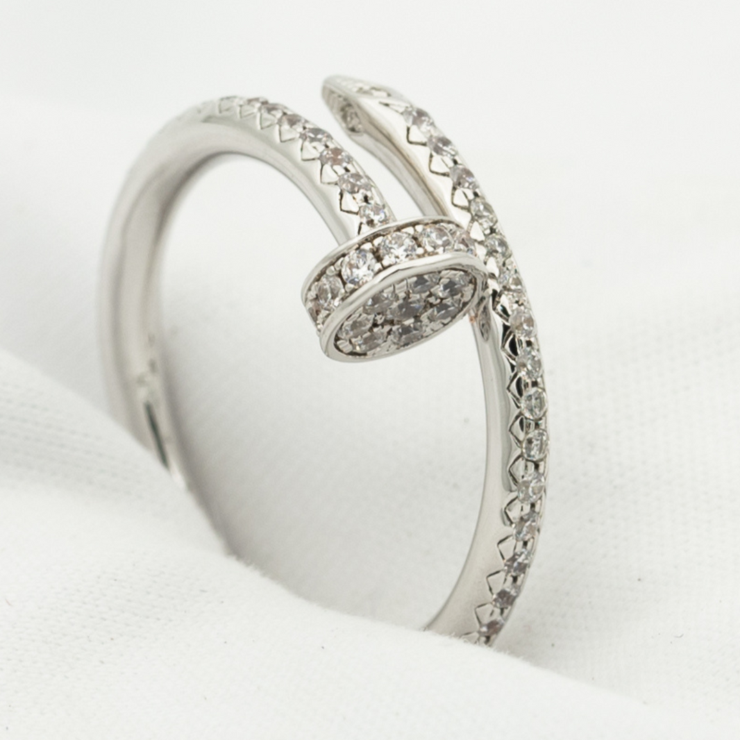 [Luna Brilliance]JUSTE RING 1.8MM SILVER DIAMONDS