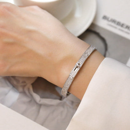 [Luna Brilliance]KELLY BRACELET DIAMOND PAVED