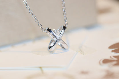 [Luna Brilliance]JEUX DE DIAMOND NECKLACE
