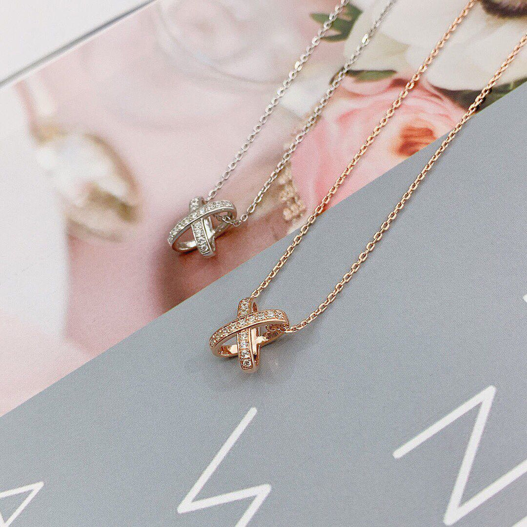 [Luna Brilliance]JEUX DE DIAMOND NECKLACE