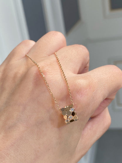 [Luna Brilliance]BEE LOVE DIAMOND NECKLACE