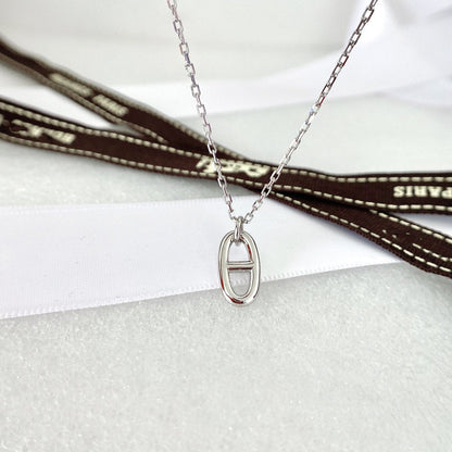 [Luna Brilliance]HM PIG NOSE NECKLACE