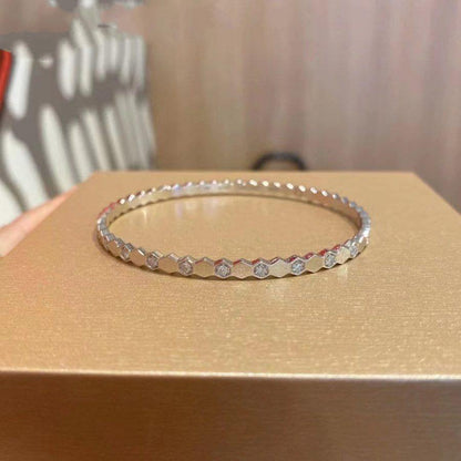 [Luna Brilliance]BEE LOVE SILVER DIAMOND BRACELET