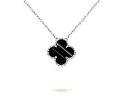 [Luna Brilliance]CLOVER 15MM NECKLACE SILVER COLLECTION