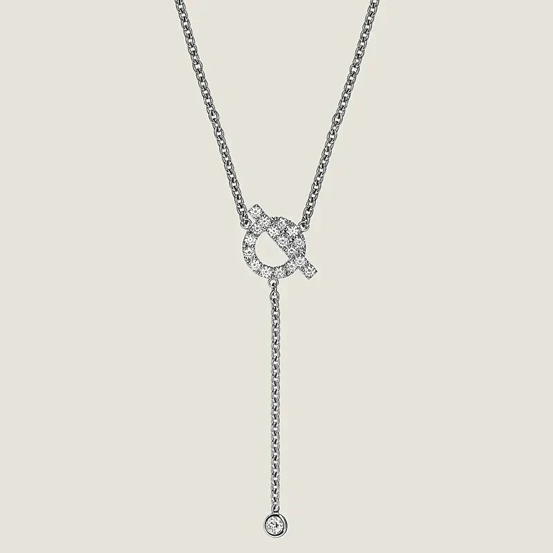 [Luna Brilliance]FINESSE SILVER DIAMOND NECKLACE