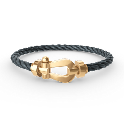 [Luna Brilliance]FORCE LARGE HORSESHOE NO DIAMOND BRACELET GOLD