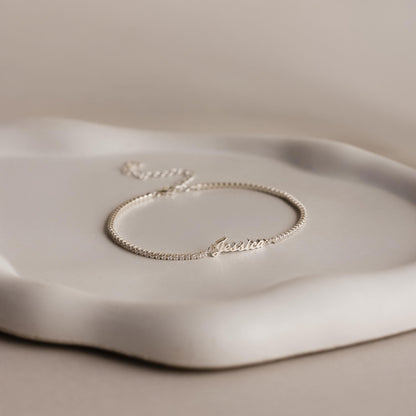 Venice Name Tennis Bracelet
