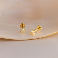 Opal Cluster Flatback Studs