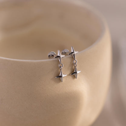 Star Drop Flatback Studs
