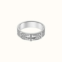 [Luna Brilliance]KELLY SILVER DIAMOND RING