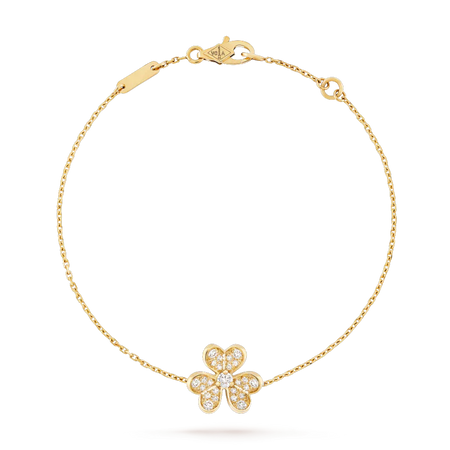 [Luna Brilliance]FRIVOLE GOLD FLOWER DIAMOND BRACELET