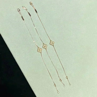 [Luna Brilliance]CLOVER SINGLE FLOWER BRACELET