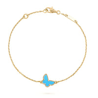 [Luna Brilliance]BUTTERFLY TURQUOISE BUTTERFLY BRACELET