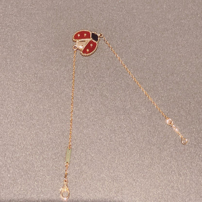 [Luna Brilliance]LUCKY SPRING 1 MOTIF PINK GOLD BRACELET