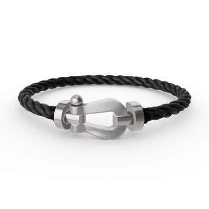[Luna Brilliance]FORCE LARGE HORSESHOE NO DIAMOND BRACELET SILVER