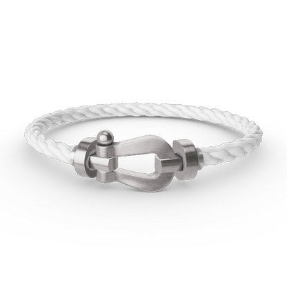 [Luna Brilliance]FORCE LARGE HORSESHOE NO DIAMOND BRACELET SILVER